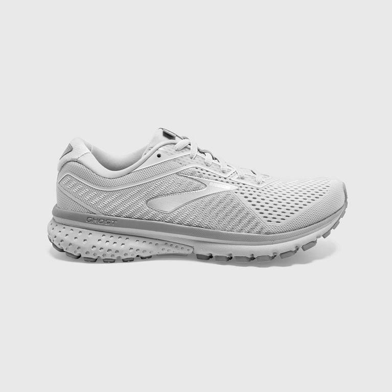 Brooks Ghost 12 NZ - Women's Road Running Shoes - White (28967-PDMA)